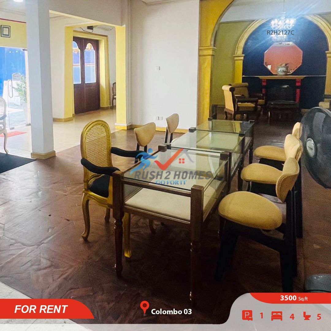 Commercial Property for Rent In Colombo 03