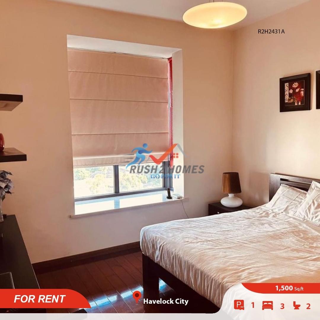 Fully Furnished Apartment for Rent at Havelock City