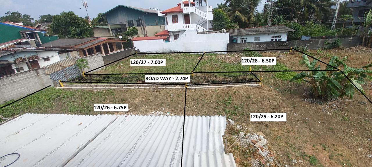 31 Perches Bare Land for Sale in Abeysekara Place, Mount Lavinia