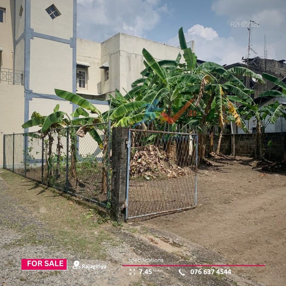 Bare Land for Sale at Rajagiriya